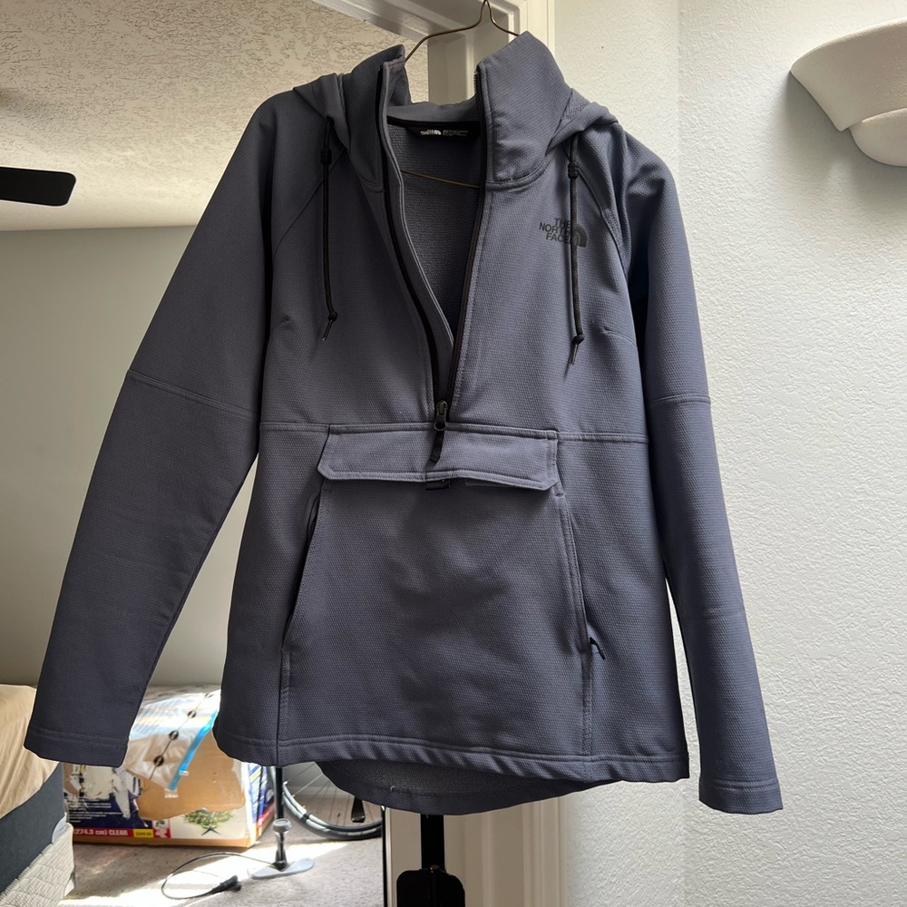 The North Face Gray Half-Zip Hoodie Pullover